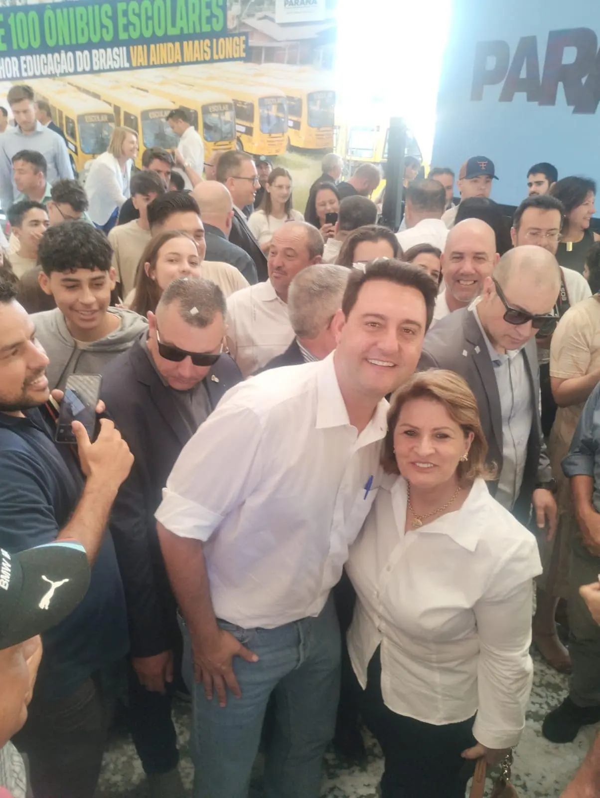 Prefeita Dona Maria recebe novo ônibus escolar em Curitiba