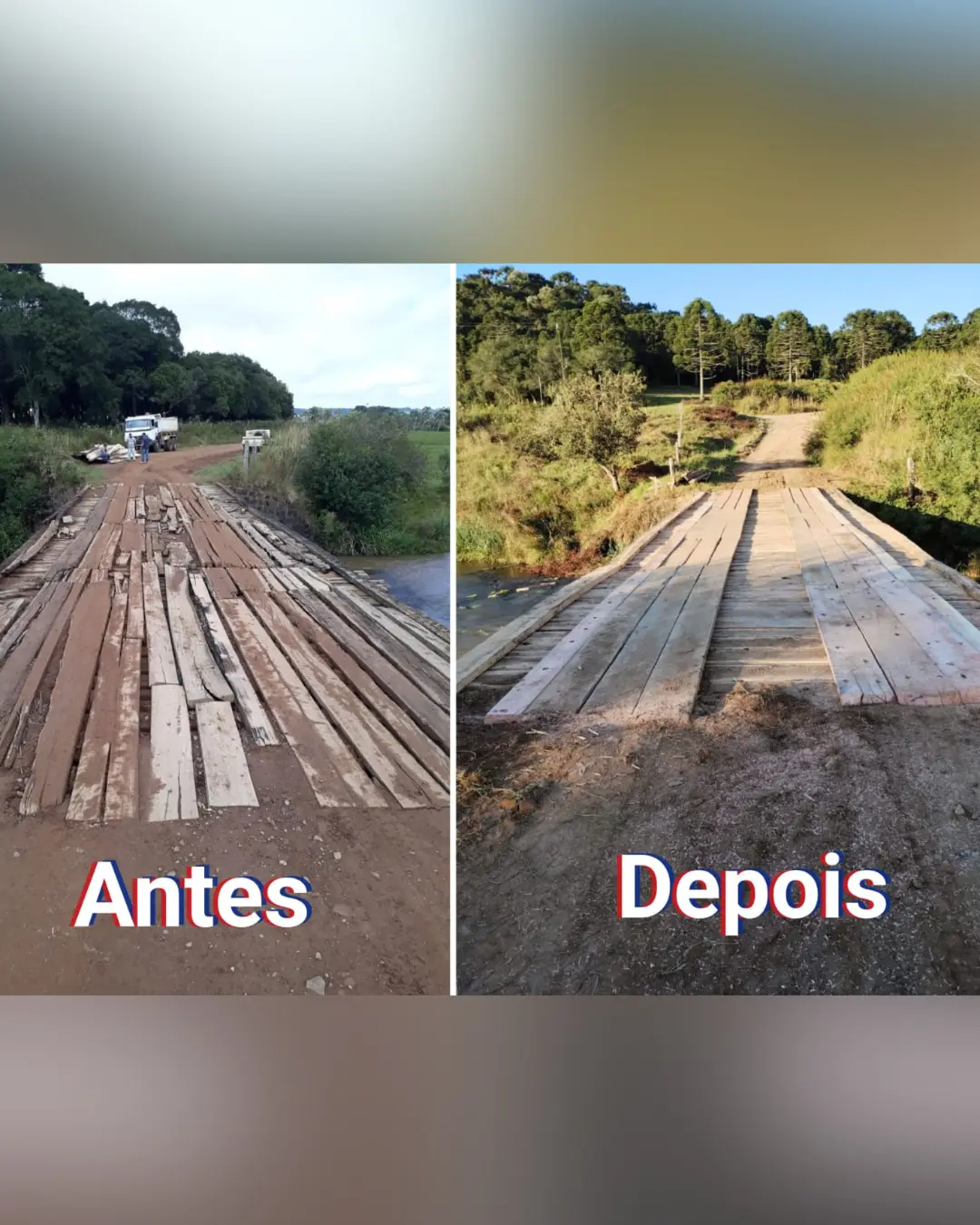 Reforma em ponte facilita a Mobilidade Urbana no interior