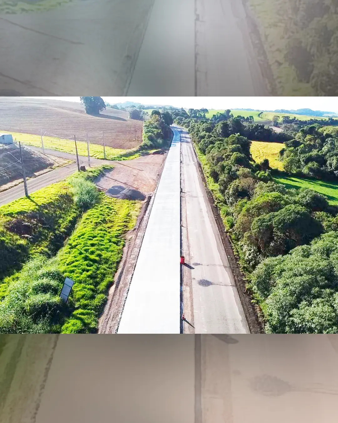60,6% em 4 meses: rodovia de concreto no Sudoeste mantém avanço acelerado