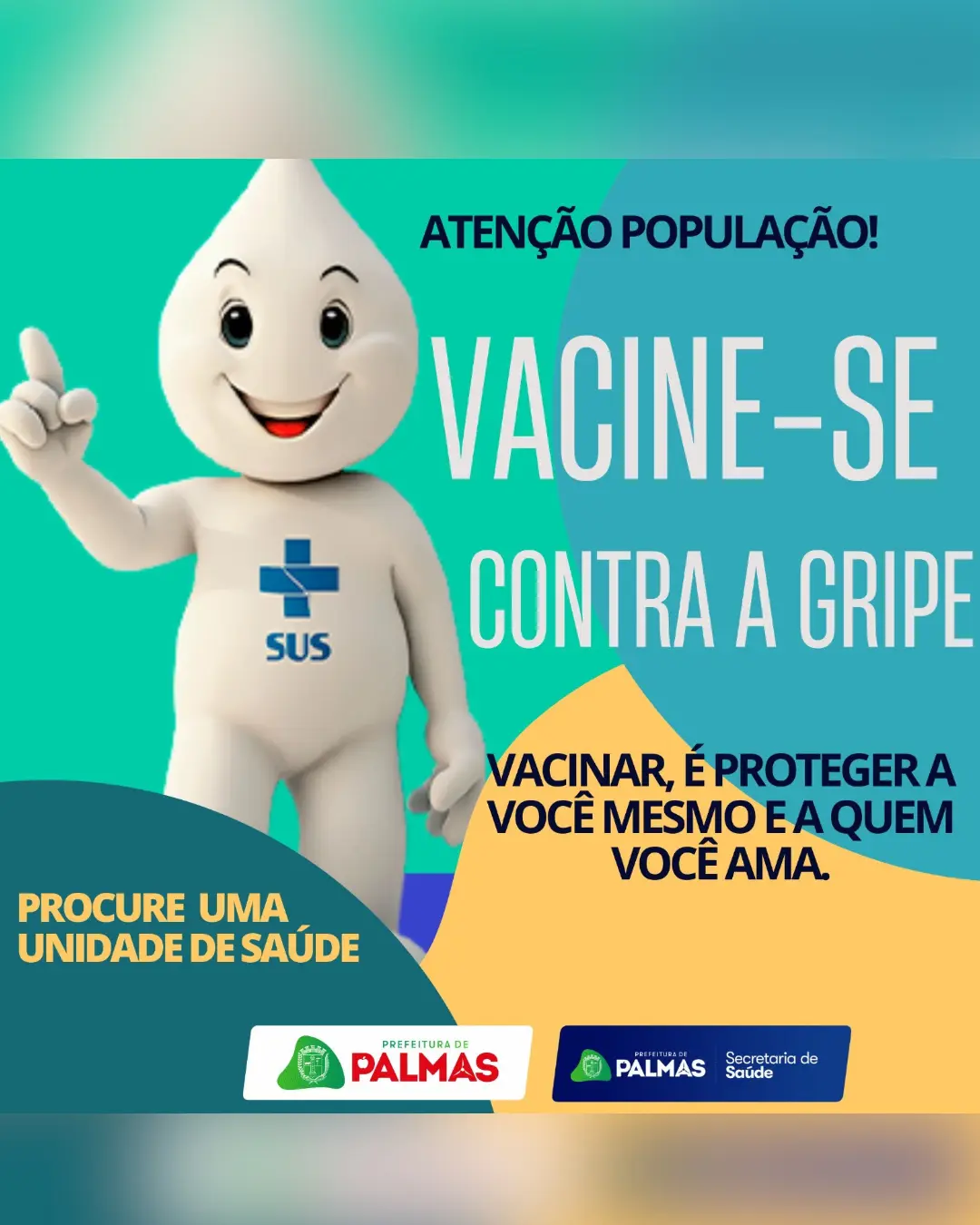A Secretaria Municipal de Saúde informa que a vacina contra a gripe já está disponível
