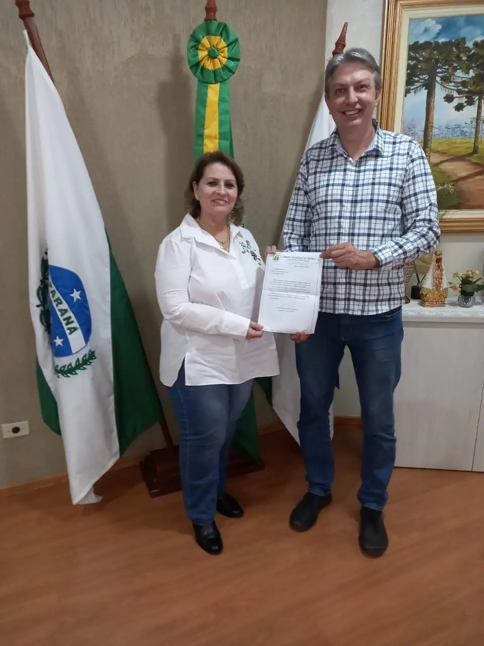 Dona Maria confirma presença em Audiência Pública em Palmas Dona Maria confirma presença em Audiência Pública em Palmas