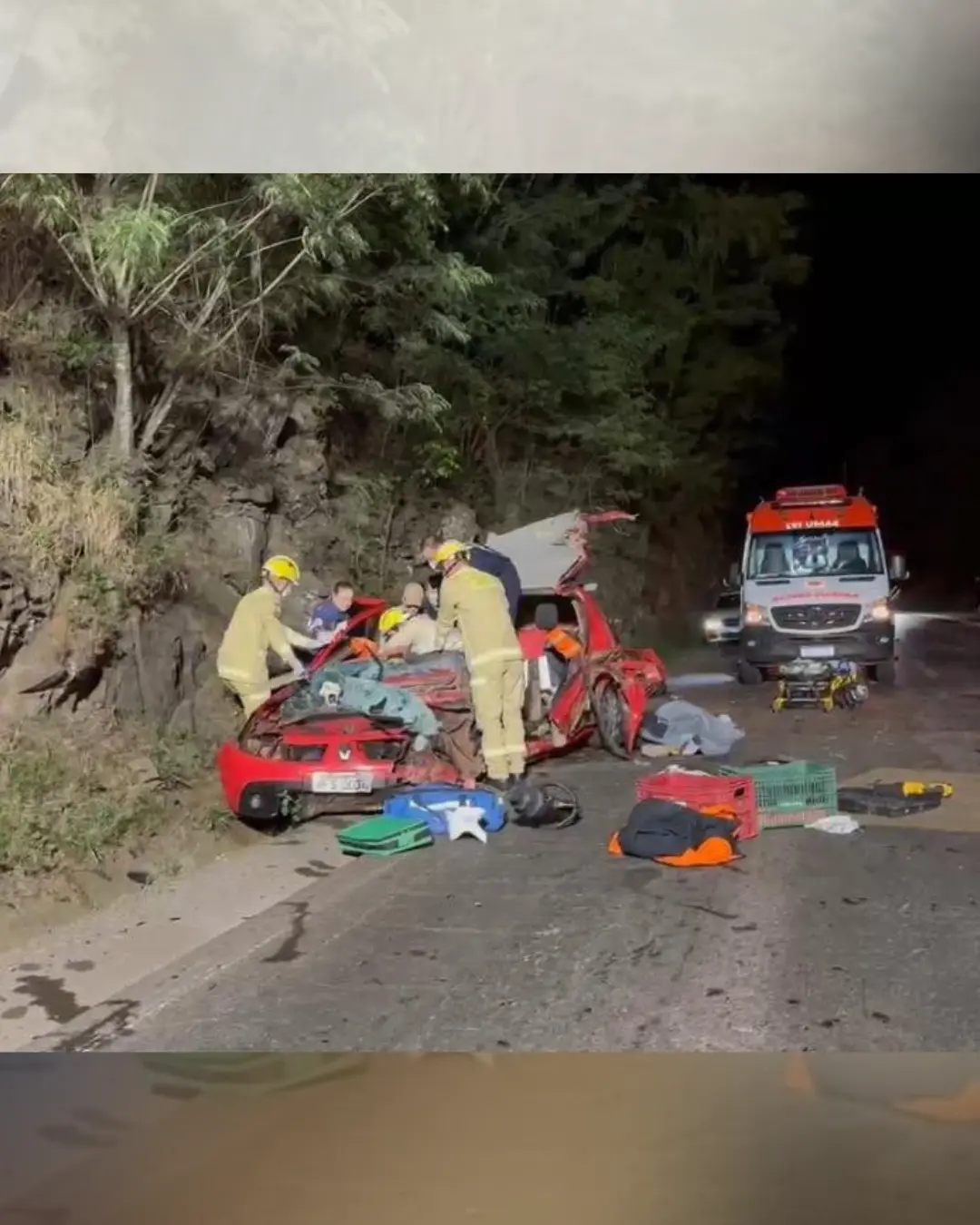 Grave acidente de trânsito deixa uma pessoa morta em Francisco Beltrão