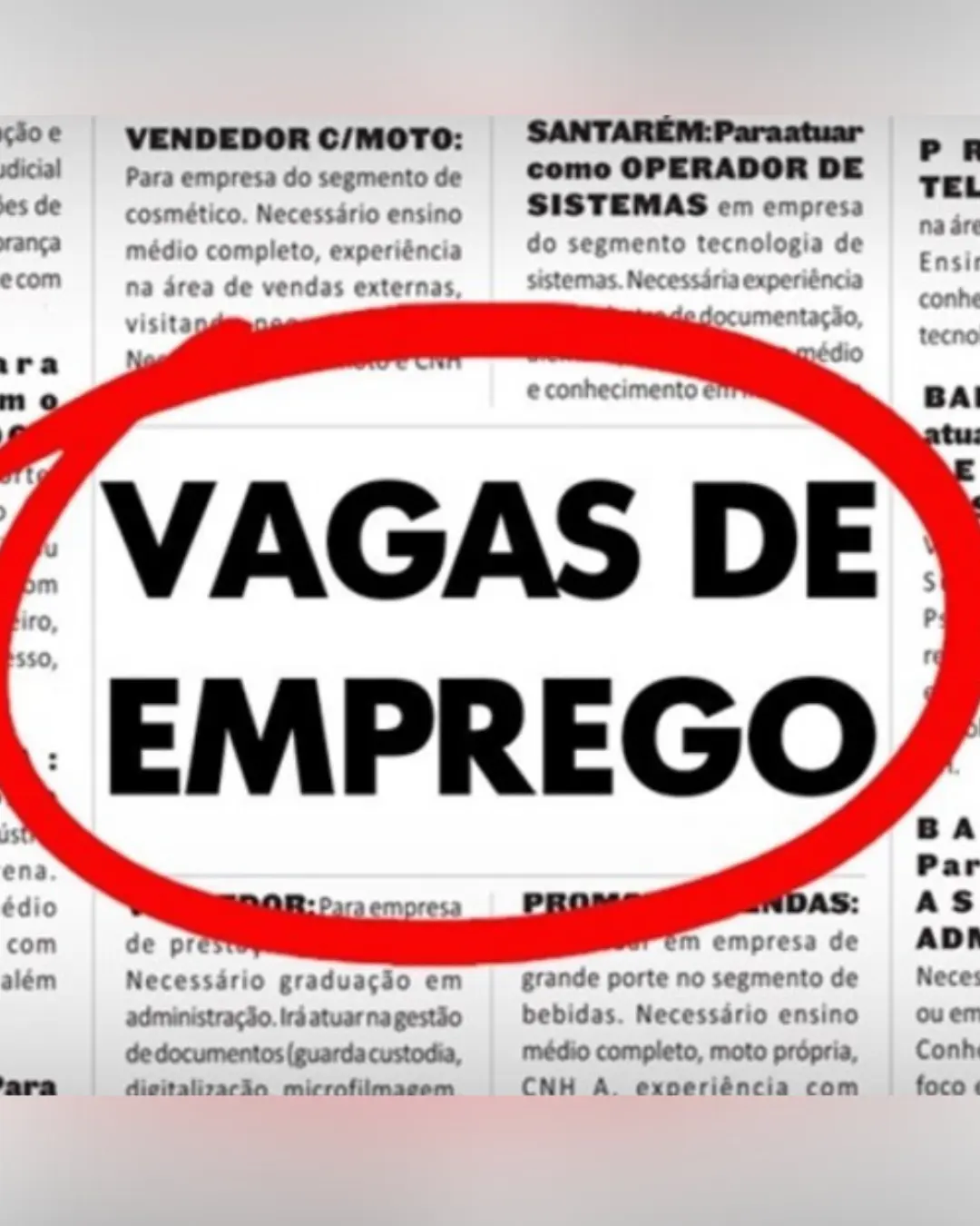 Vagas de emprego- Agência do trabalhador Palmas
