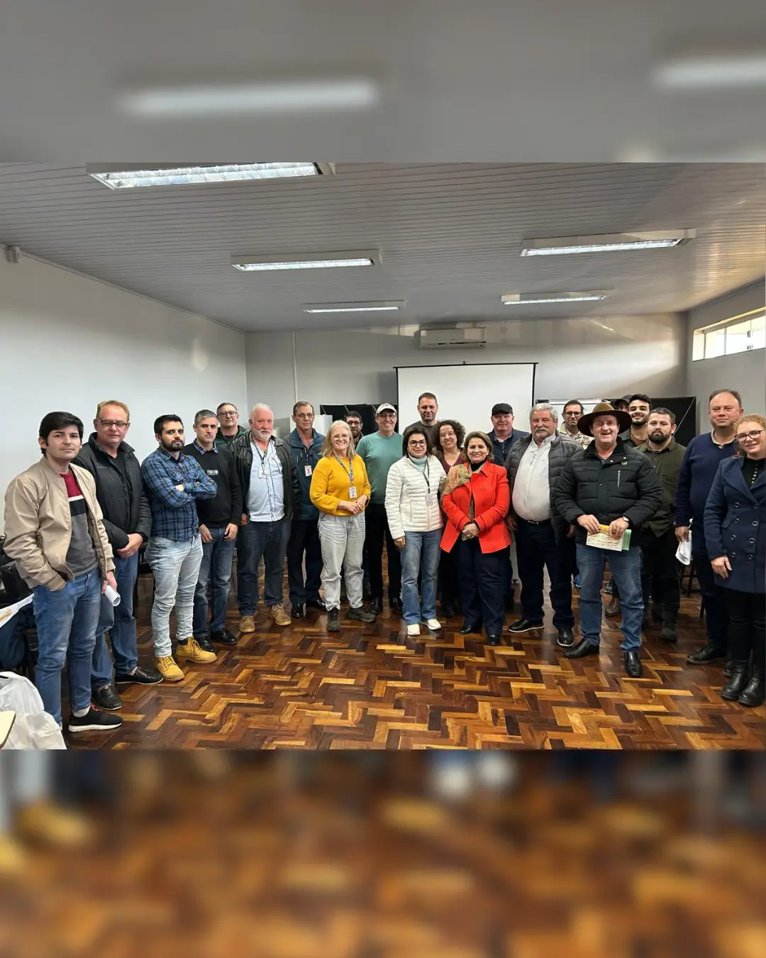 Dona Maria e representantes de CDS participaram de reunião no IDR