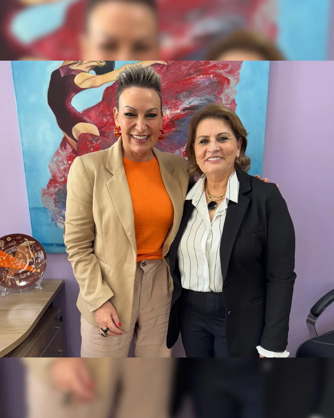 Dona Maria se reuniu com a deputada Cloara Pinheiro