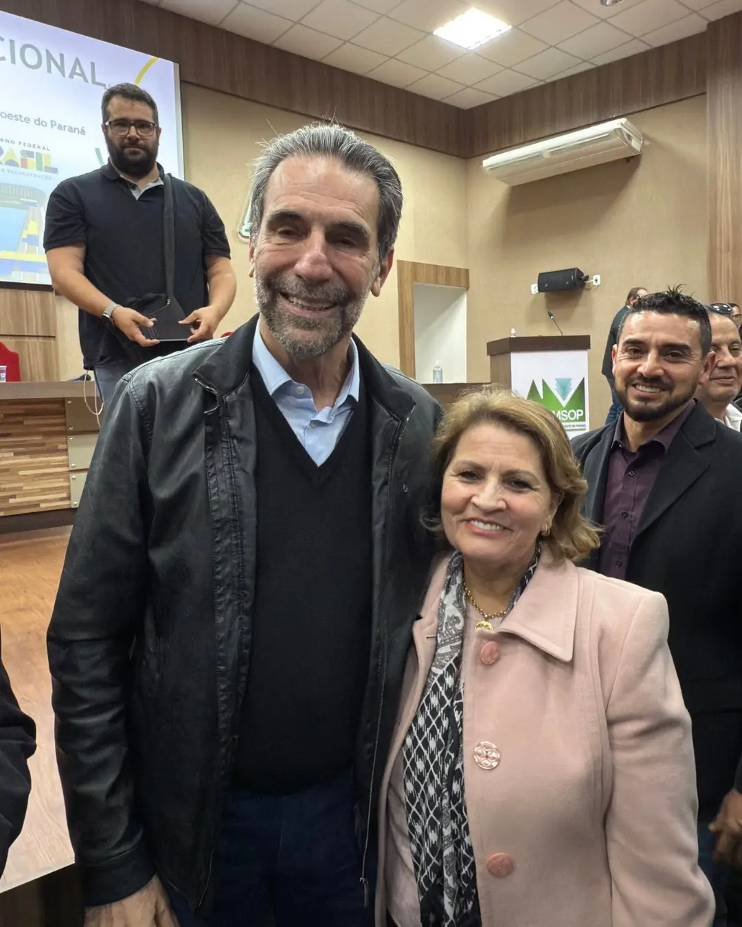Prefeita Dona Maria participa de reunião com o Diretor Geral da Itaipu