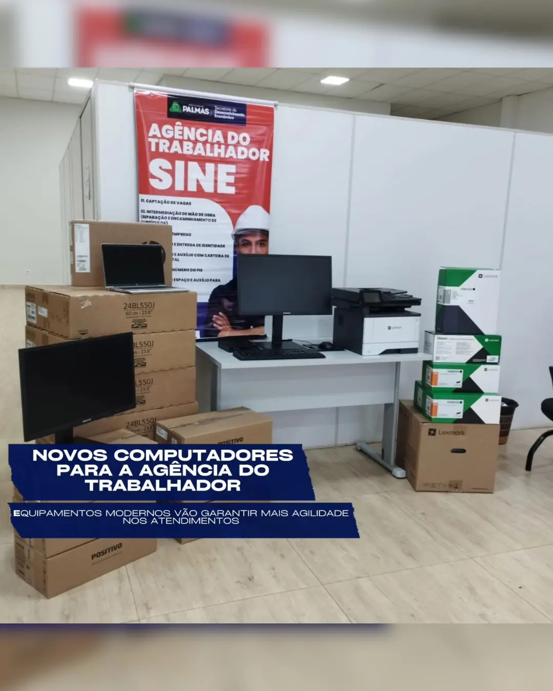 Secretaria de Desenvolvimento Econômico recebe novos equipamentos para melhorar atendimento em Palmas Secretaria de Desenvolvimento Econômico recebe novos equipamentos para melhorar atendimento em Palmas