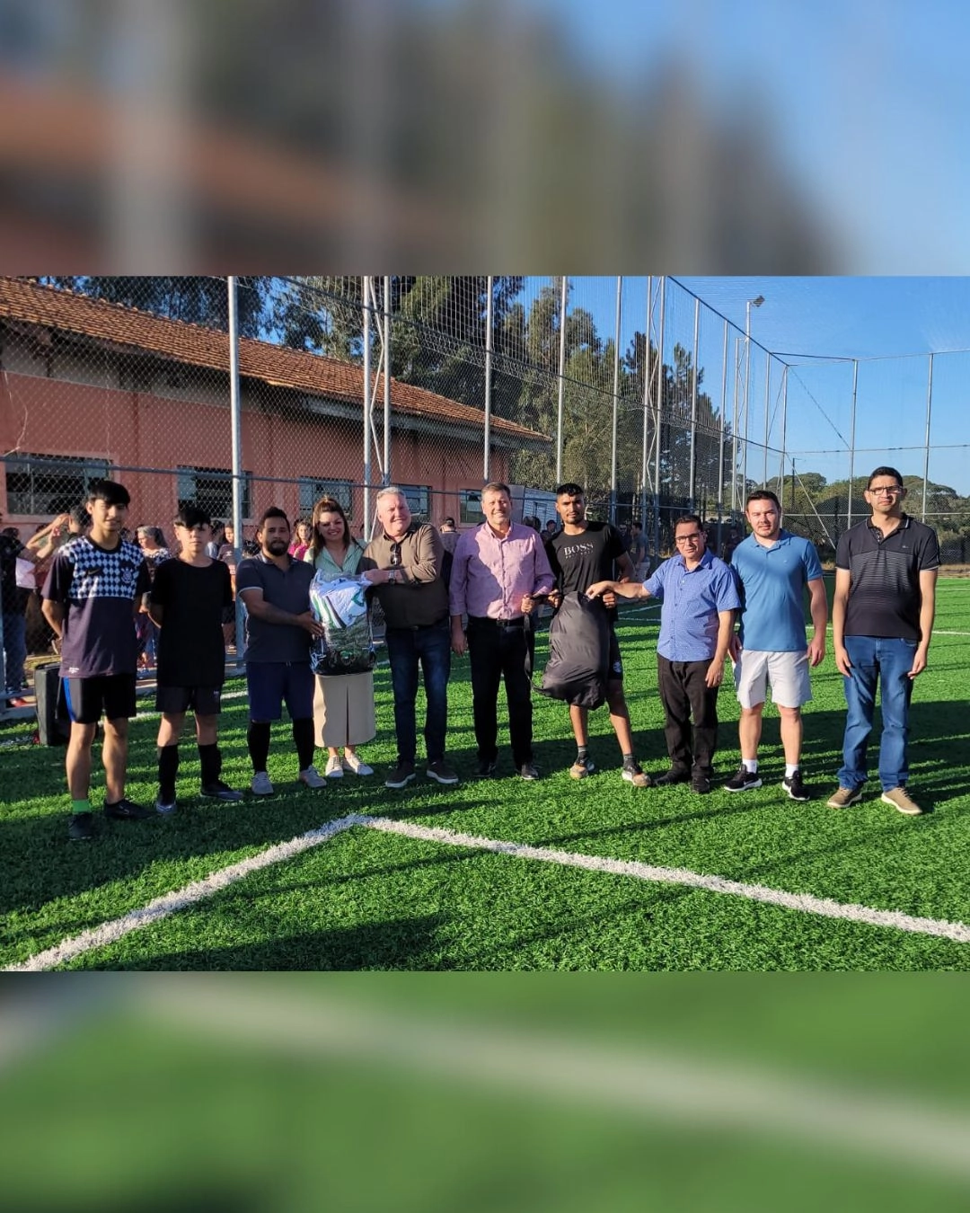 Imagem de destaque - Cel Domingos Soares inaugura Meu Campinho na Vila Rural