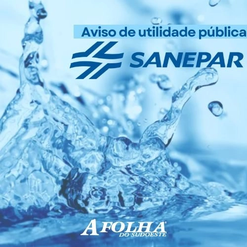 Imagem de destaque - Aviso Sanepar: Rompimento de rede afeta abastecimento no Centro de Palmas