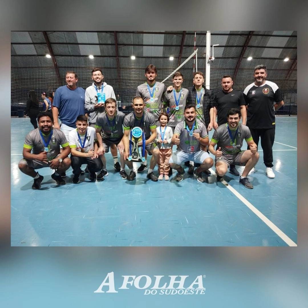 Imagem de destaque - Definidos os campeÃµes do 2Âº Municipal de Voleibol de Cel Domingos Soares