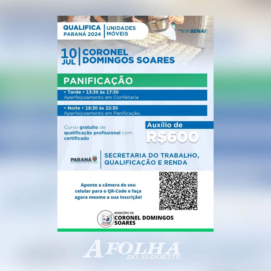 Imagem de destaque - CDS terá cursos gratuitos na área de panificação