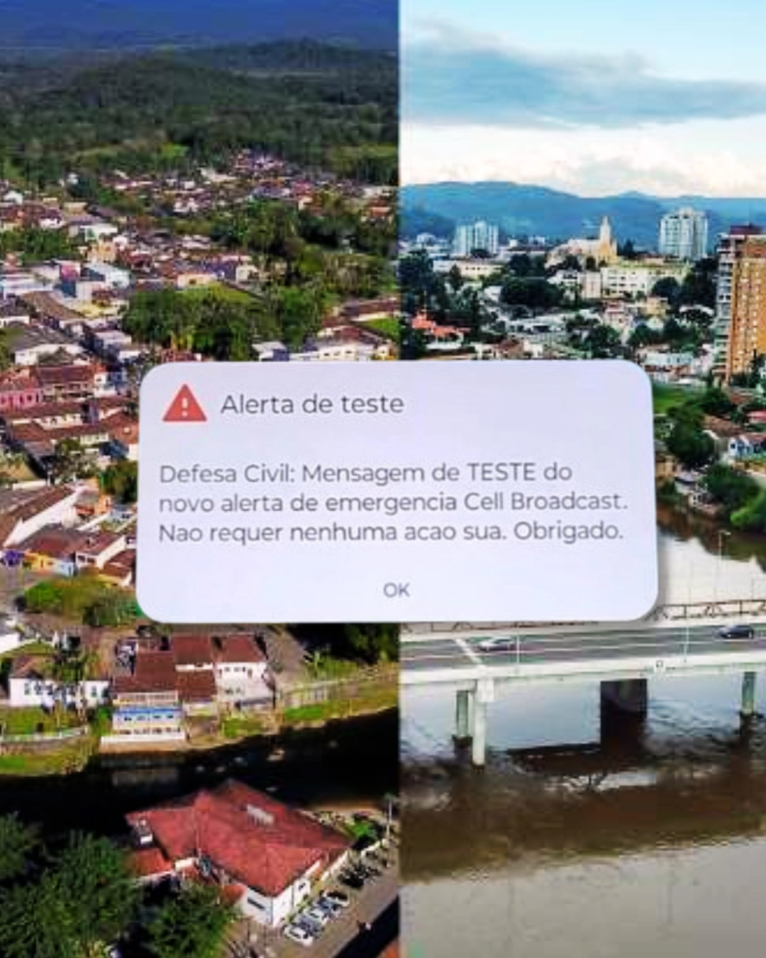 Imagem de destaque - Vídeo: Defesa Civil mostra como será teste de alerta climático em duas cidades do Paraná