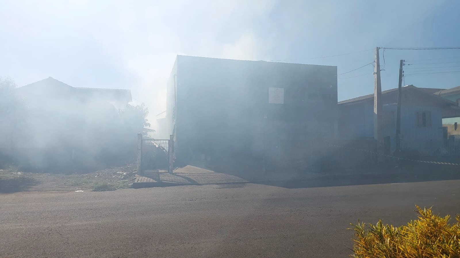 Imagem de destaque - Casa é destruída por incêndio em Chapecó