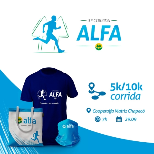 Vem aí a 3ª edição da Corrida Alfa