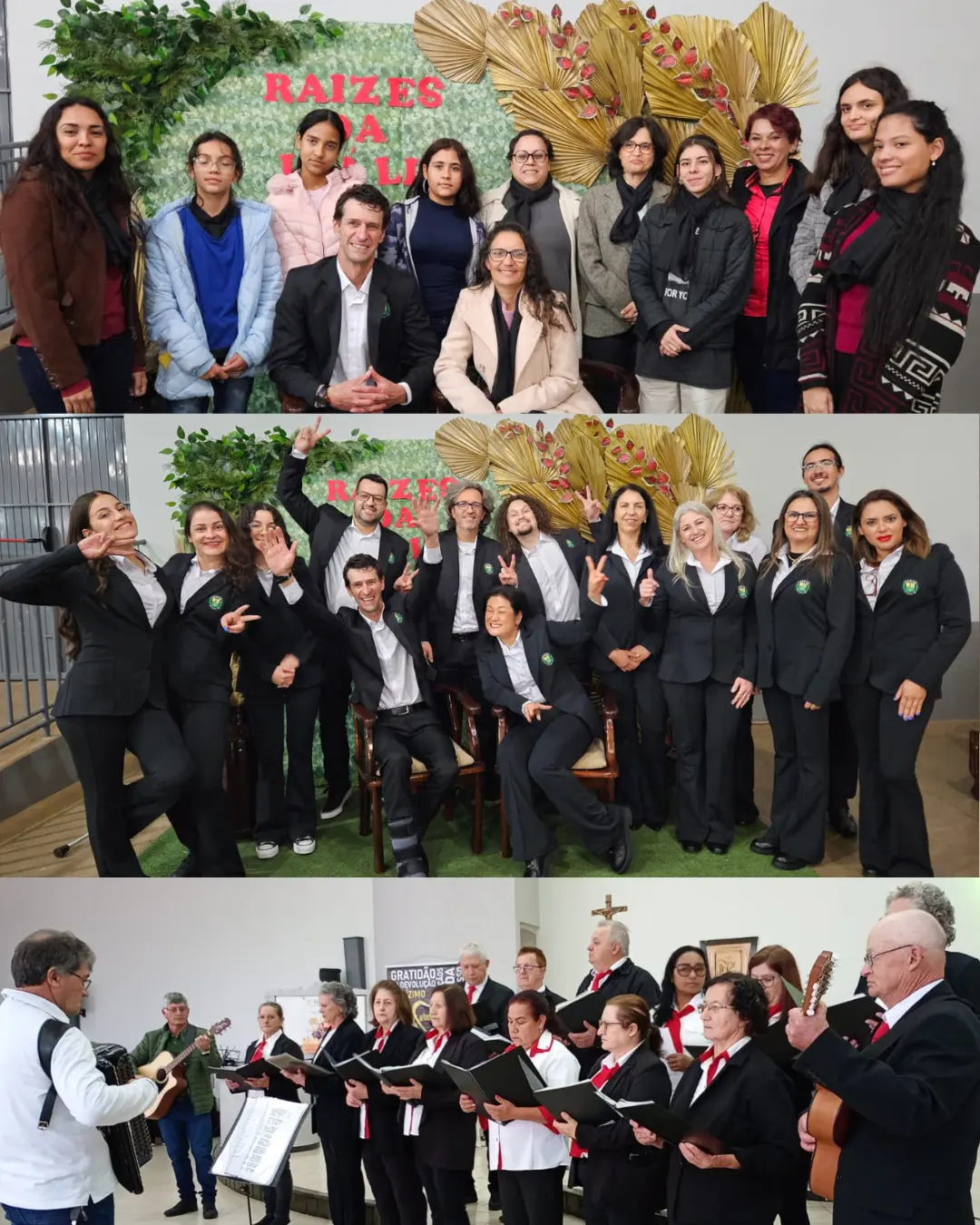 Coral Municipal Campos de Palmas se apresentou no 9º Encontro de Corais Italianos