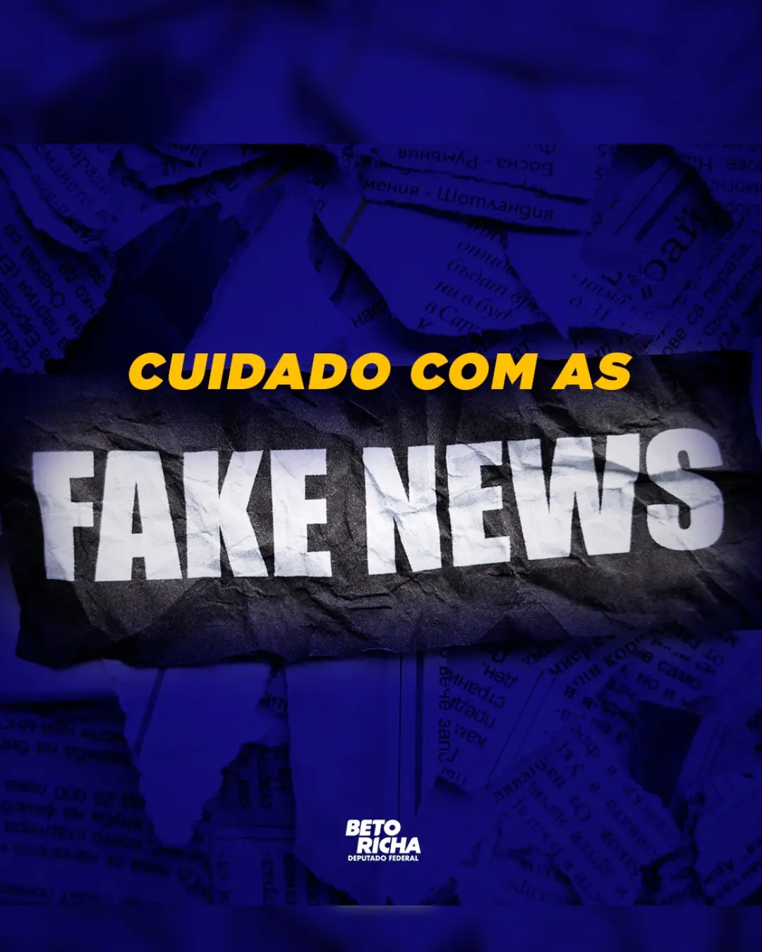 Nota Pública: Dep. Federal Beto Richa esclarece sobre Fake News envolvendo seu nome