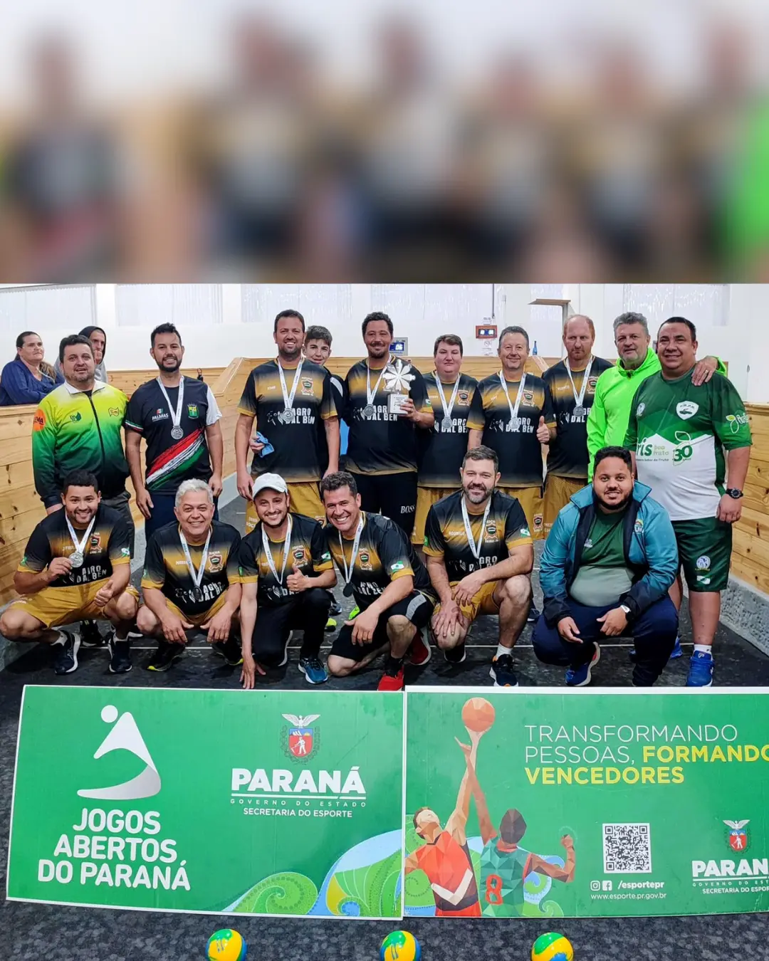 Palmas é vice-campeã na bocha masculina dos Jogos Abertos do Paraná 2024