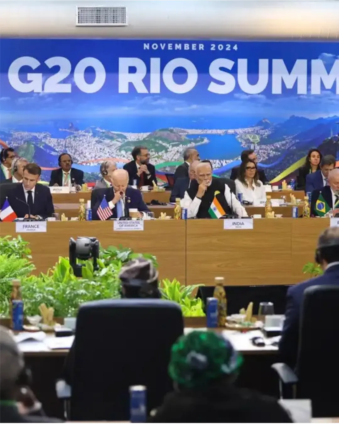 Presidente Lula recepciona líderes do G20 no Rio de Janeiro