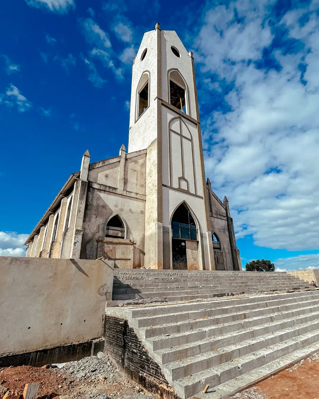 Réplica da antiga Catedral de Palmas está ganhando forma