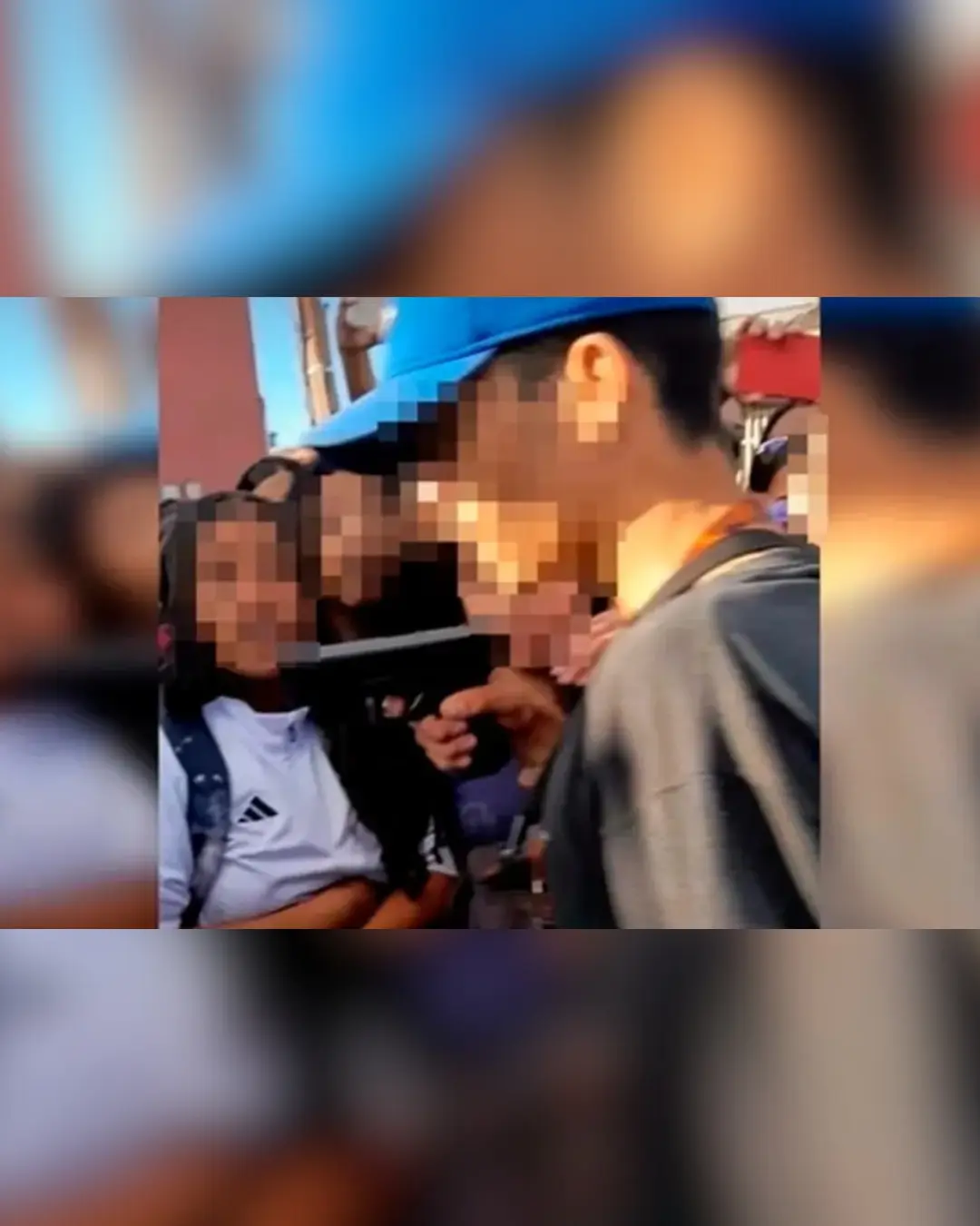 Adolescente tem arma apontada para o rosto durante briga escolar em Ceilândia; vídeo registra momento