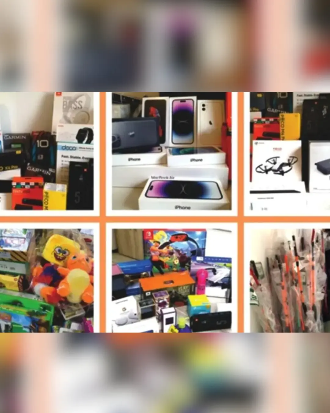 Bazar beneficente com produtos apreendidos pela Receita Federal acontece neste fim de semana em Curitiba